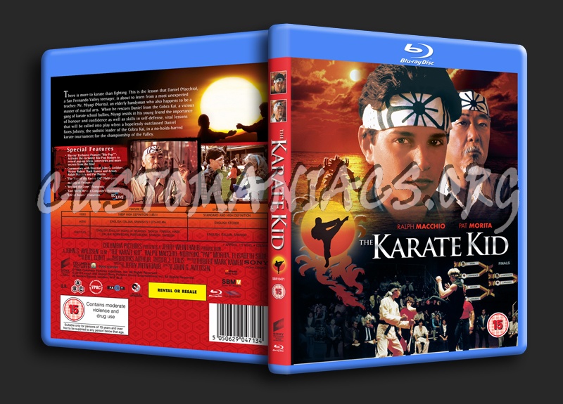 The Karate Kid blu-ray cover