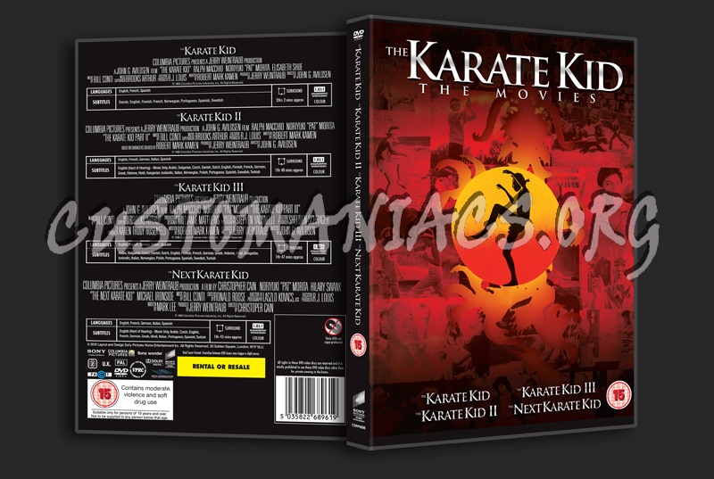 The Karate Kid Movies dvd cover