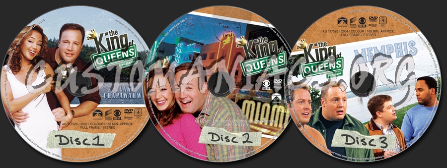 The King of Queens Season 6 dvd label