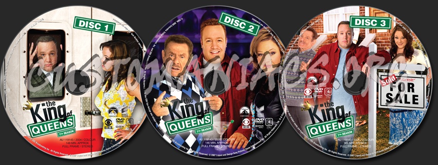 The King of Queens Season 7 dvd label