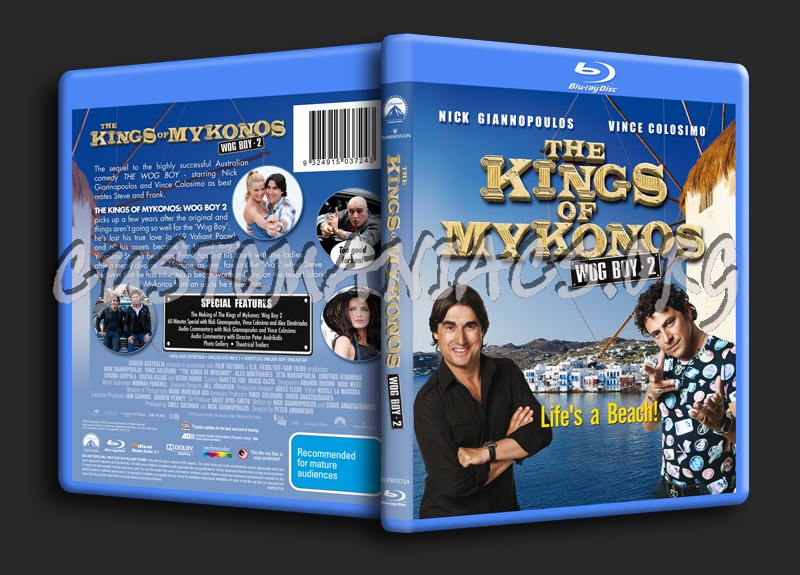 The Kings of Mykonos: Wog Boy 2 blu-ray cover