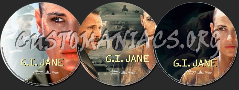 G. I. Jane blu-ray label