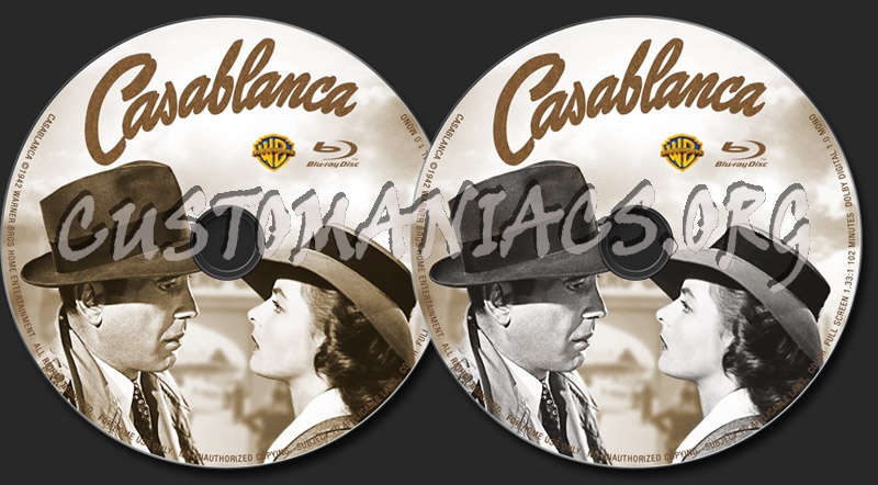 Casablanca blu-ray label