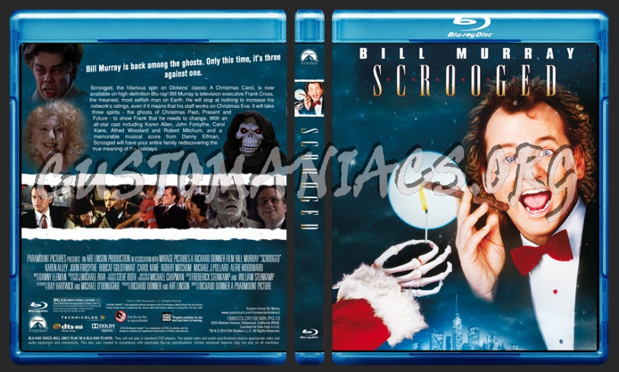 Scrooged blu-ray cover
