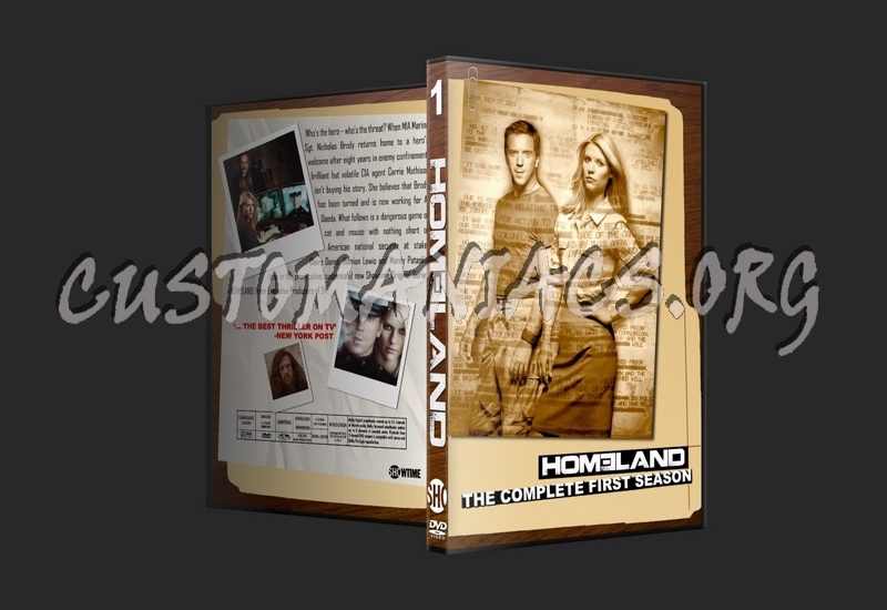 Homeland - Season 1 dvd cover