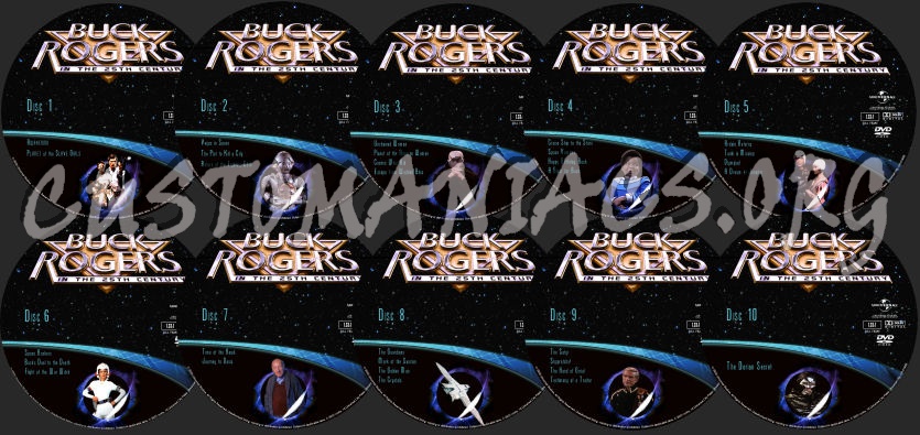 Buck Rogers in the 25th Century dvd label