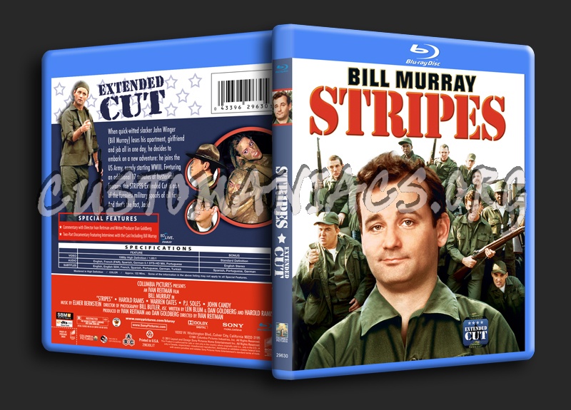 Stripes blu-ray cover