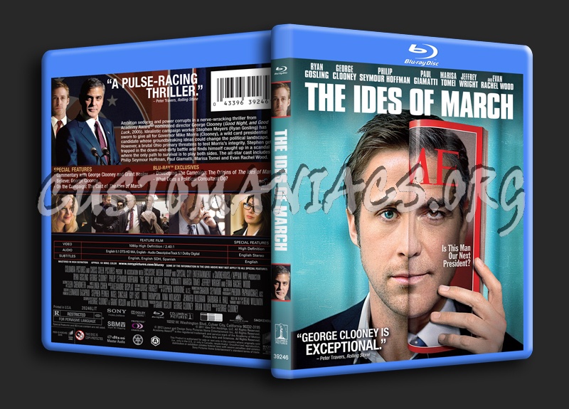 The Ides of March blu-ray cover