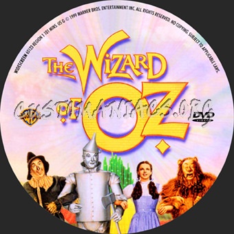 Wizard Of Oz dvd label