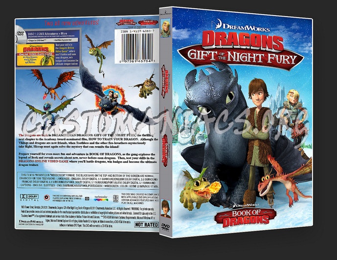 Dragons: Gift of the Night Fury / Book of Dragons dvd cover