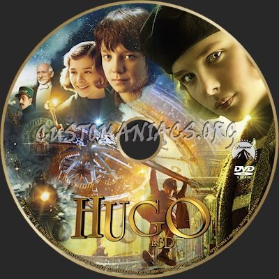 Hugo dvd label