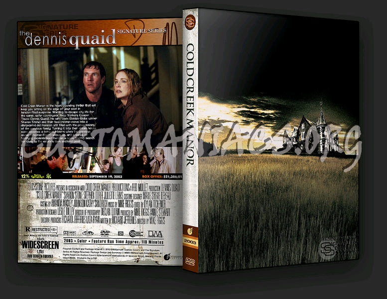 Cold Creek Manor dvd cover