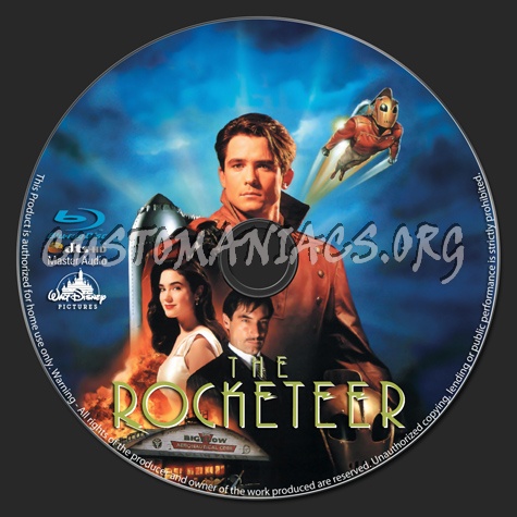 The Rocketeer blu-ray label