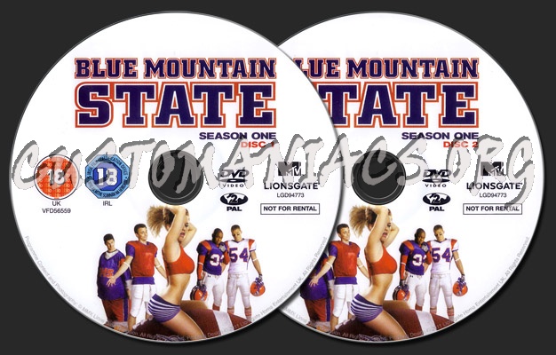 Blue Mountain State Season 1 dvd label