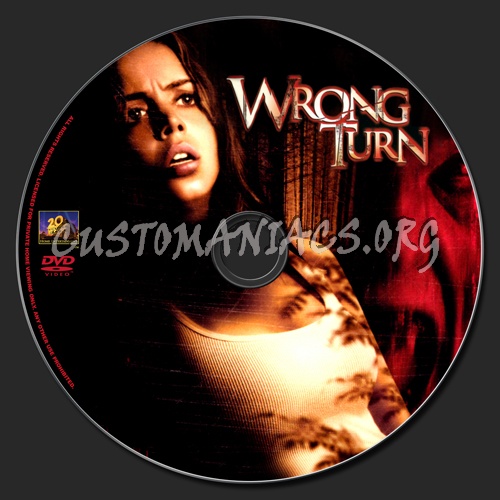 Wrong Turn dvd label