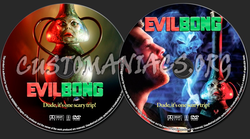 Evil Bong dvd label