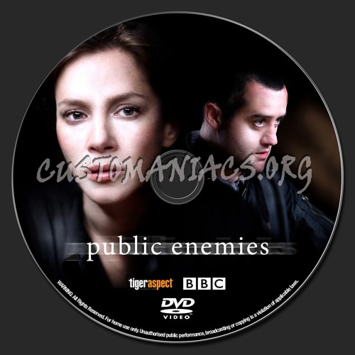 Public Enemies dvd label