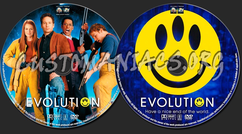 Evolution dvd label