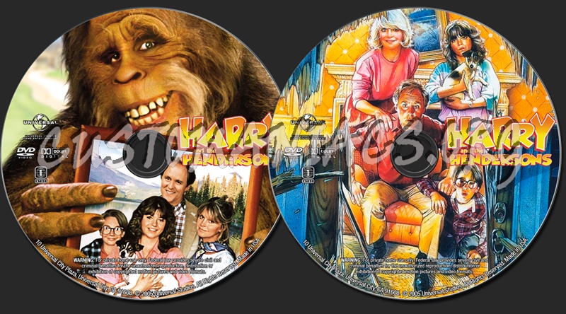 Harry And The Hendersons dvd label