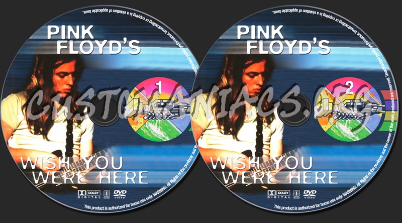 Pink Floyd's Wish You Were Here dvd label