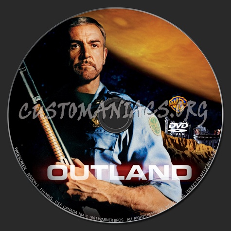 Outland dvd label