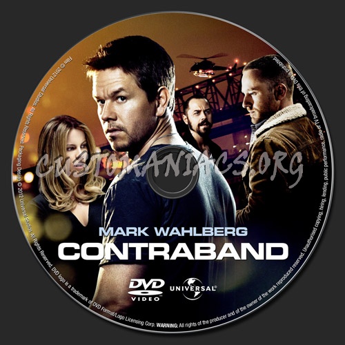 Contraband dvd label