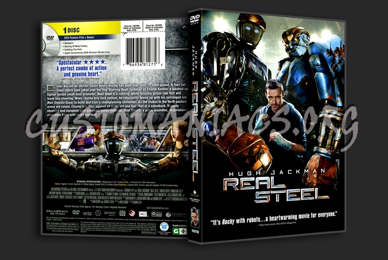 Real Steel dvd cover