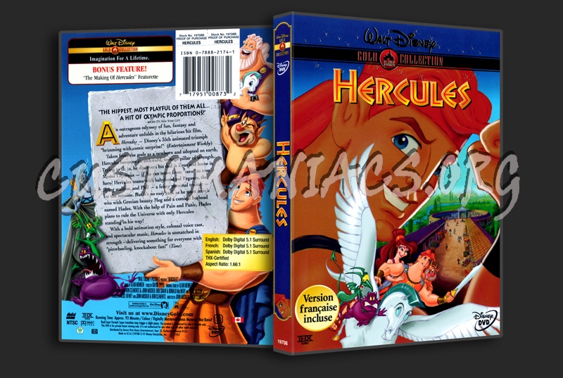 Hercules dvd cover