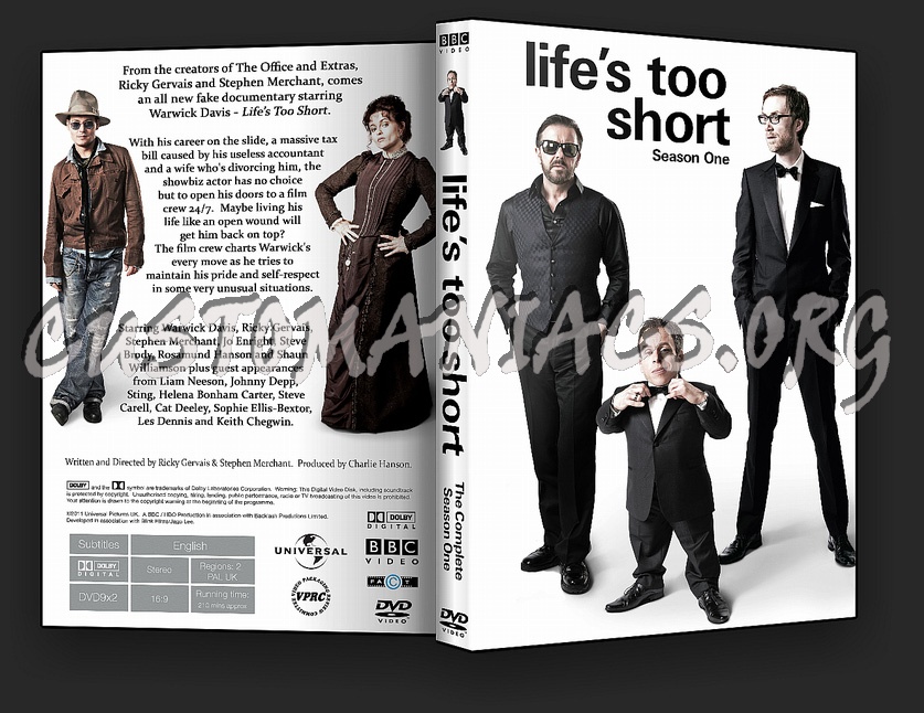 Life's Too Short The Complete Series dvd cover