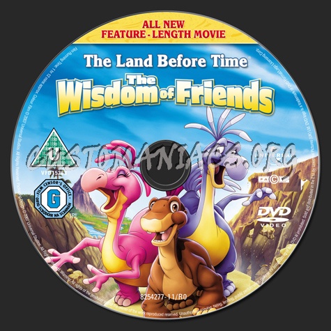 The Land Before Time The Wisdom of Friends Volume 11 dvd label