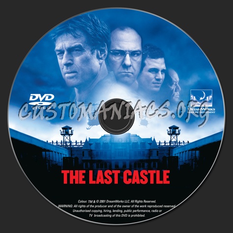 The Last Castle dvd label