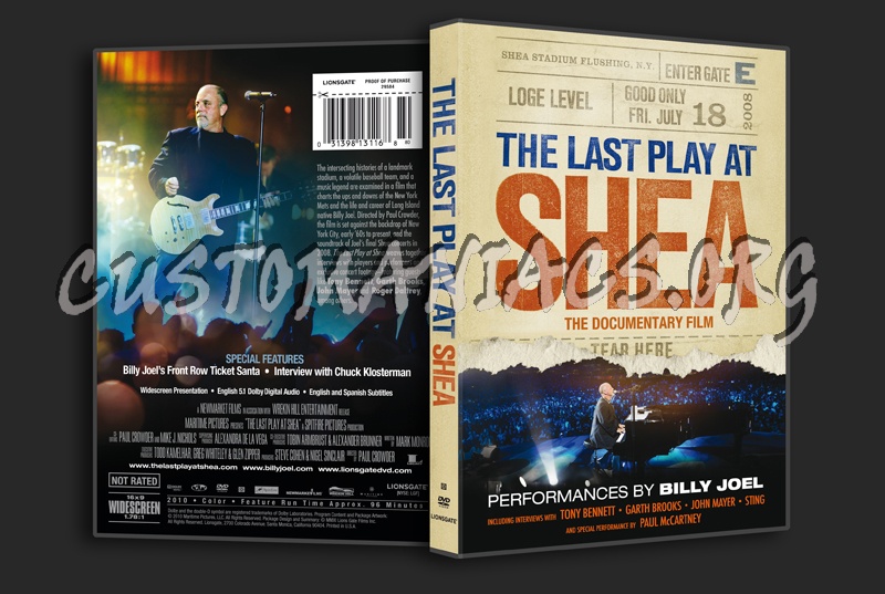 The Last Play at Shea dvd cover