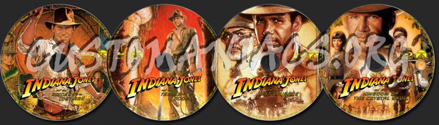 Indiana Jones Complete Collection blu-ray label