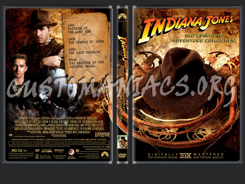 Indiana Jones - The Complete Adventure Collection dvd cover