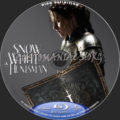 Snow White And The Huntsman blu-ray label