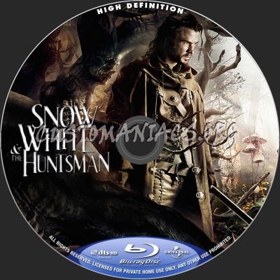 Snow White And The Huntsman blu-ray label