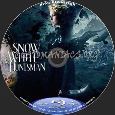 Snow White And The Huntsman blu-ray label