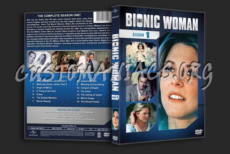 The Bionic Woman: Seasons 1-3 dvd cover