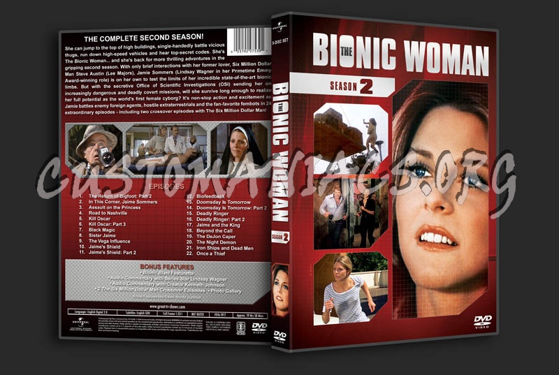 The Bionic Woman: Seasons 1-3 dvd cover