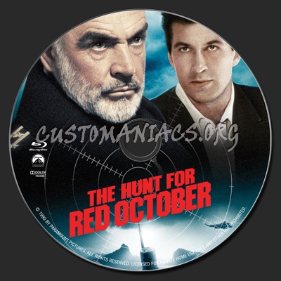 The Hunt For Red October blu-ray label