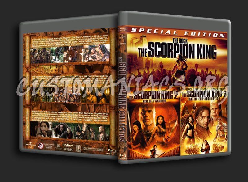 The Scorpion King Trilogy blu-ray cover
