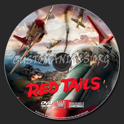 Red Tails dvd label
