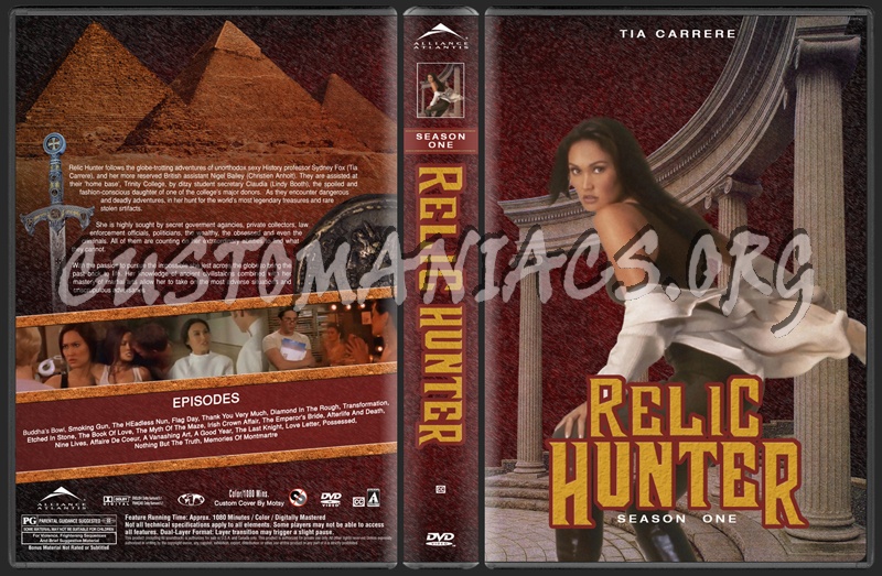 Relic Hunter Seasons 1 - 3 dvd cover