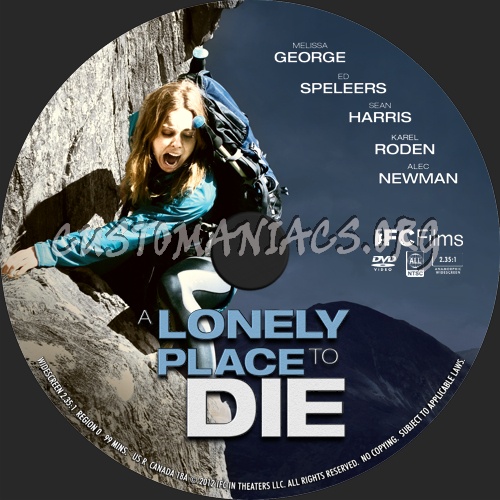 A Lonely Place To Die (2011) dvd label