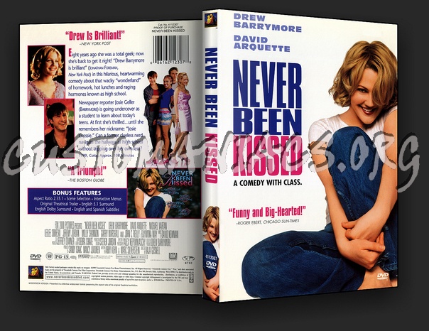 Never Been Kissed dvd cover
