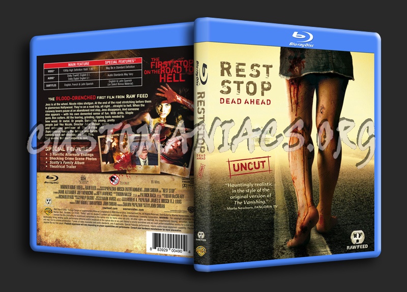 Rest Stop Dead Ahead blu-ray cover