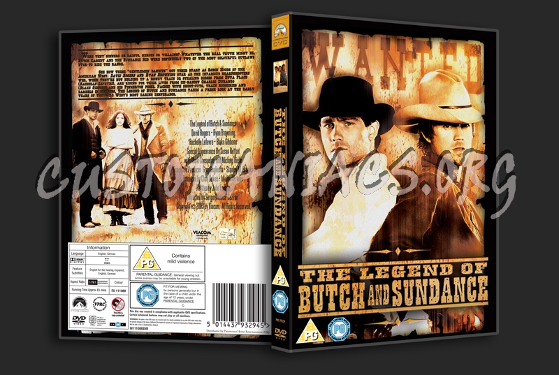 The Legend of Butch and Sundance dvd cover