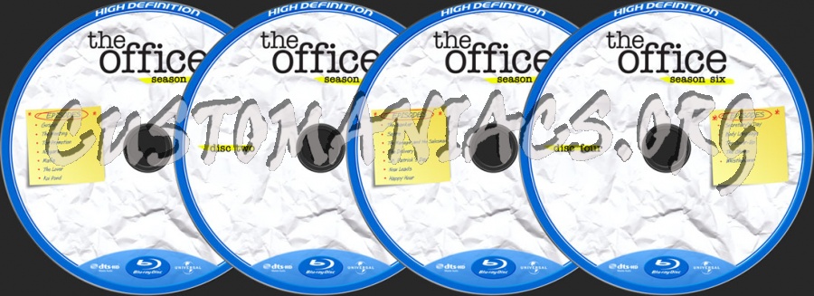 The Office Season 6 blu-ray label