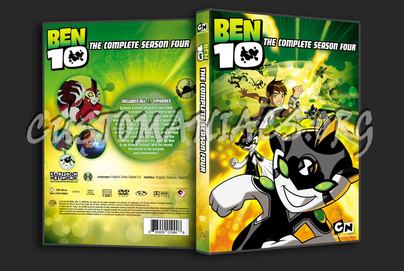 Ben 10 Season 4 dvd cover