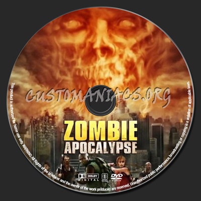 Zombie Apocalypse dvd label